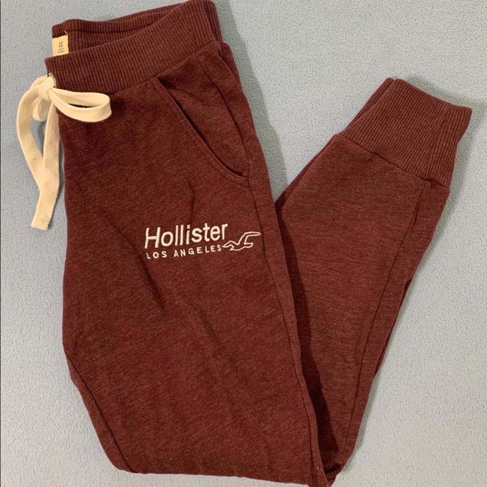 NWOT Hollister Logo Fleece Joggers